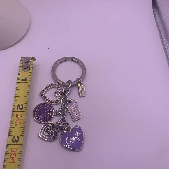 New Coach Purple Heart Keychains - Picture 6 of 8